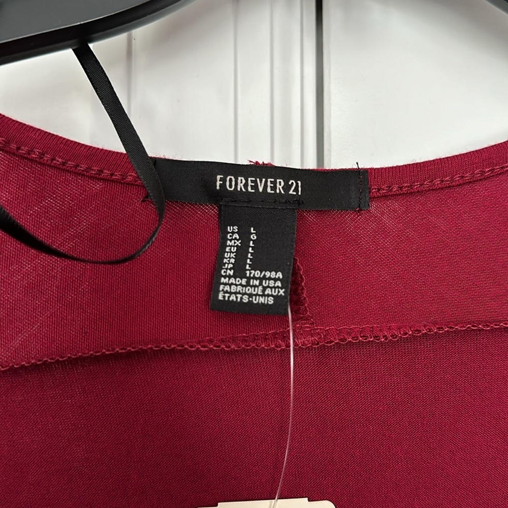 Forever 21 Raspberry Tunic - Picture 3 of 4